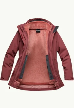 Hot Rotwand 3in1 Jkt W Damen Winterjacken|3-In-1 Jacken