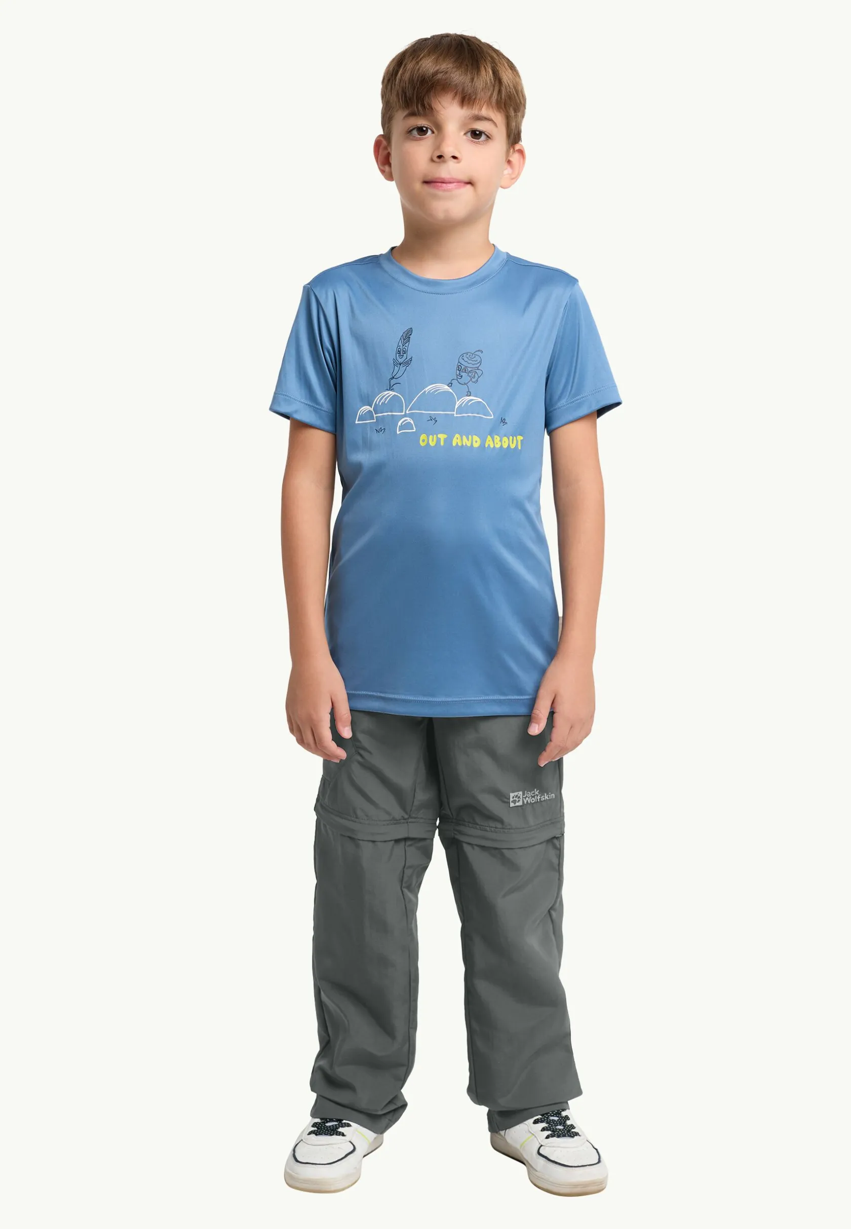 Outlet Safari Zip Off Pants K Kinder Freizeithosen|Wanderhosen