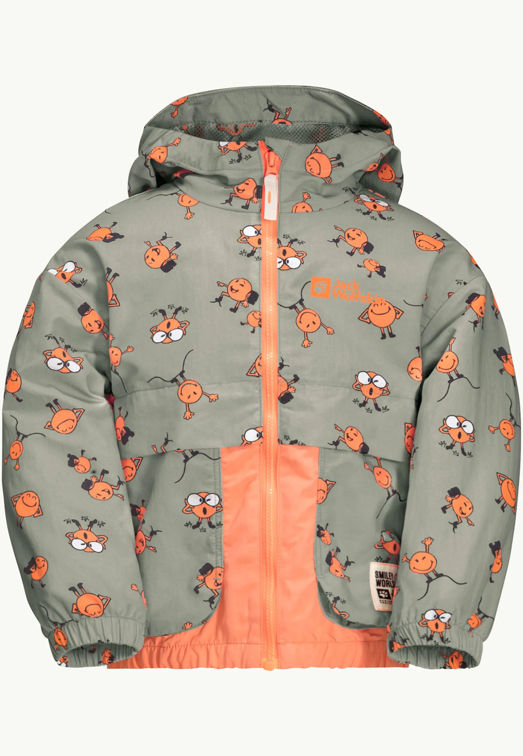 Clearance Smileyworld Aop Jkt K Kinder Fleece|Übergangsjacken