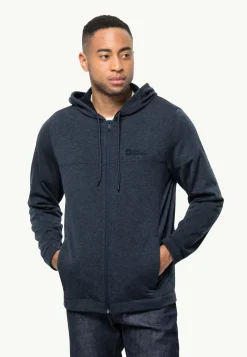 Discount Waldsee Hooded Jkt M Herren Fleece|Fleecejacken