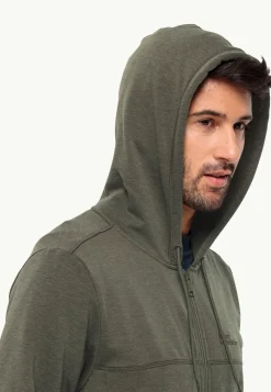 Discount Waldsee Hooded Jkt M Herren Fleece|Fleecejacken